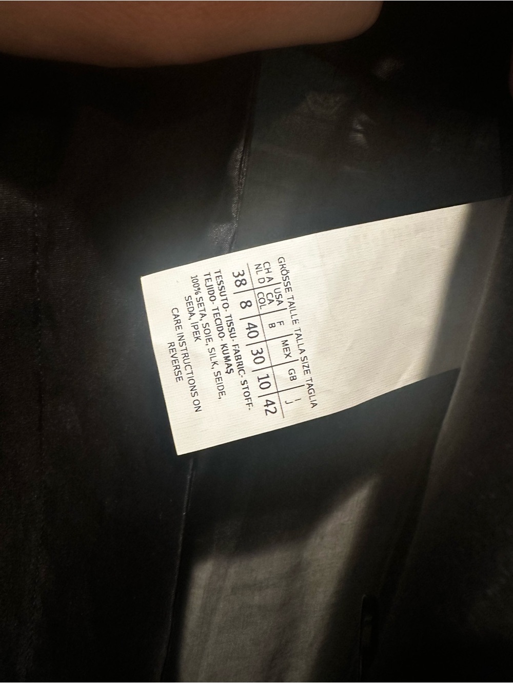 MaxMara Black Sheer Long Sleeve Dress Coat - Picture 3 of 5